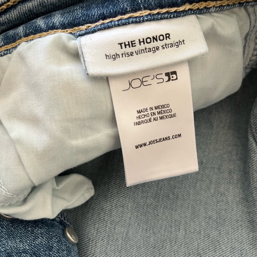 High Rise Straight Leg Jeans - Picture 4 of 6